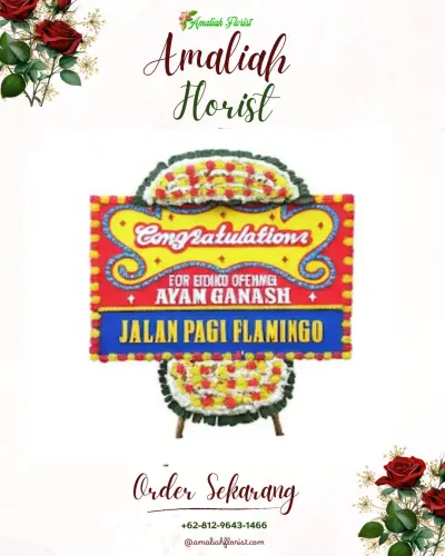 Bunga Papan Congratulation di Glempang